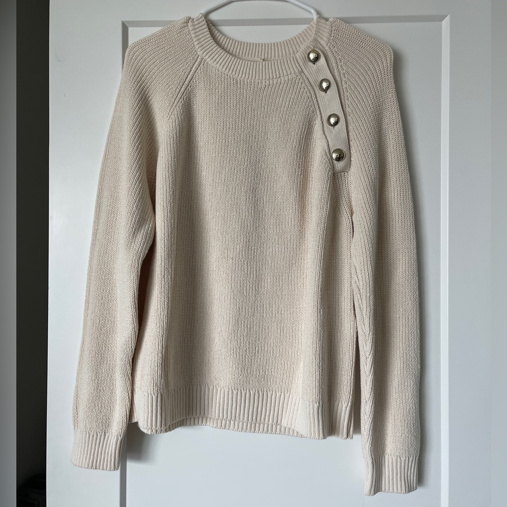 Sezane cream Sweater